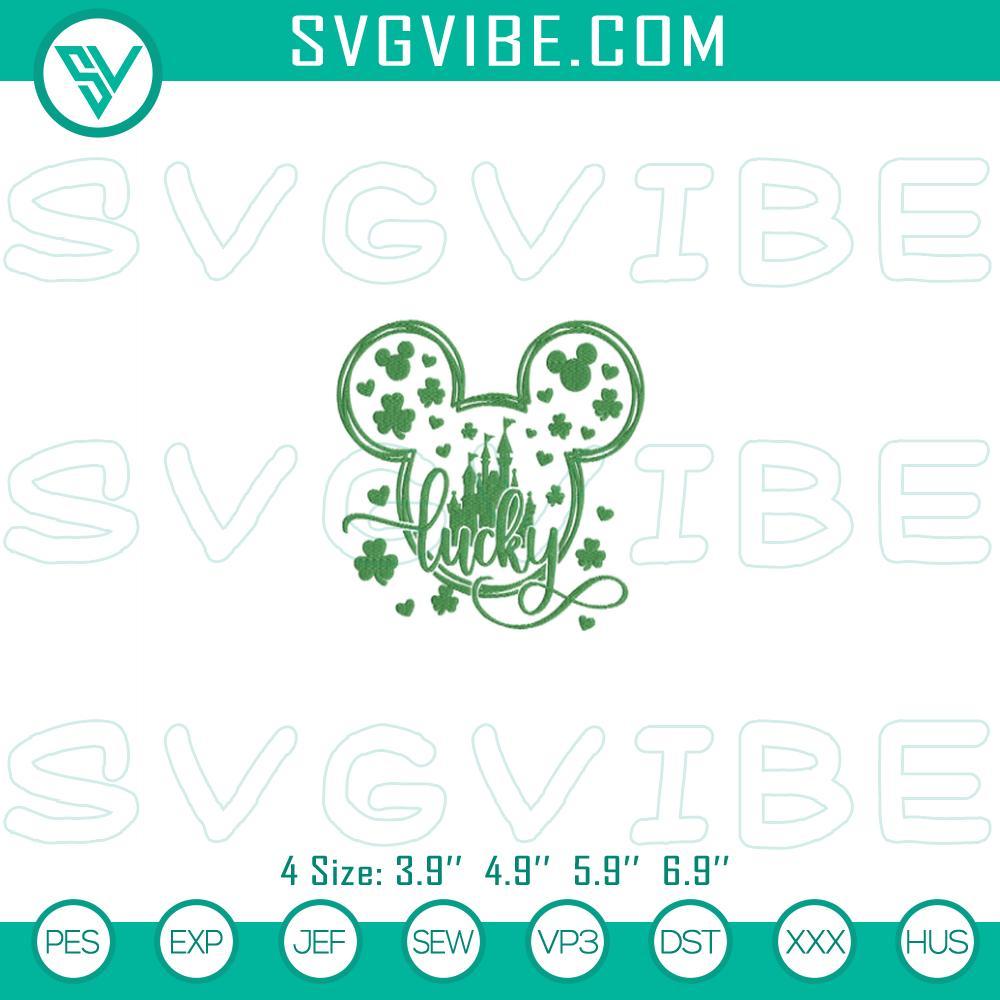 mickey-head-lucky-embroidery-design-files-disney-castle-st-patricks-day-embroidery-designs-mockup.jpg Mickey Head Lucky Embroidery File for Disney St. Patrick’s Day, festive and fun design for crafts and projects.