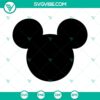 Mickey head SVG, PNG, DXF, EPS Cricut files for crafting projects.