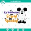 Mickey Mouse Halloween themed SVG design for download - Get Scary Get Spooky. Popular file formats included for cutting.