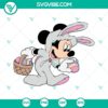 Minnie Easter Bunny SVG design with Mickey, perfect for Easter crafting projects. Downloadable bundle.