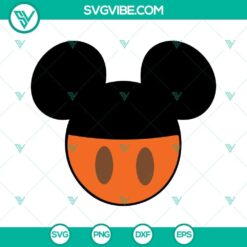 Mickey Minnie Fall Thanksgiving SVG bundle featuring Mouse Head design. Perfect for autumn crafting projects.