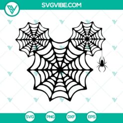 Mickey and Minnie Mouse head Halloween SVG bundle, perfect for spooky holiday crafts.