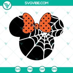 Mickey Minnie Halloween SVG Files Bundle, Mouse Head Halloween SVG File 12