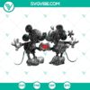 Mickey Minnie Love SVG for Valentines Day - Download PNG DXF EPS Files, cute Disney design for crafting projects.