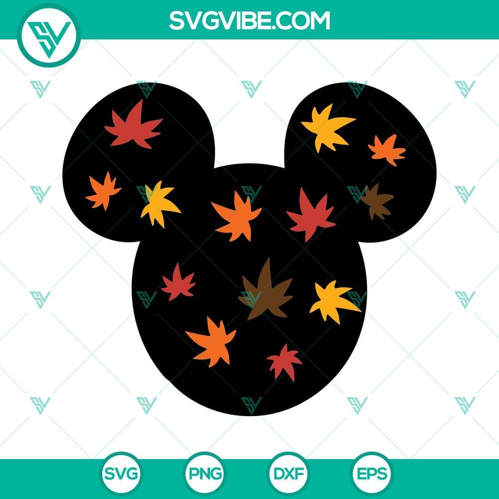 mickey-minnie-theme-leaves-autumn-svg-mouse-head-fall-thanksgiving-svg-png-dxf-eps-files-10-mockup.jpg Mickey and Minnie Mouse head autumn SVG images with themed leaves, perfect for fall designs.