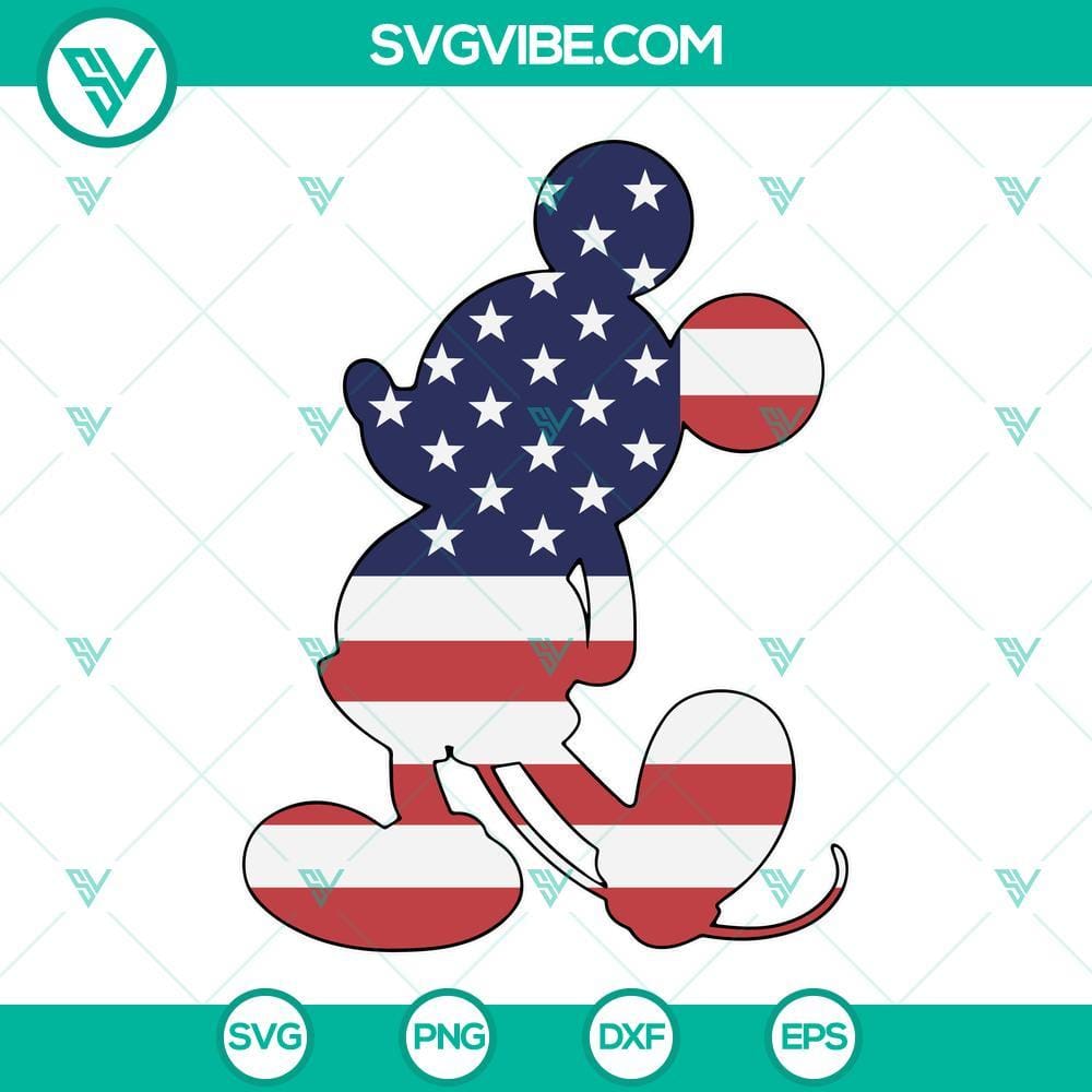 mickey-mouse-american-flag-svg-america-patriotic-svg-disney-4th-of-july-svg-png-dxf-eps-cut-files-4-mockup.jpg Mickey Mouse American Flag SVG files for Independence Day, featuring patriotic designs for Disney fans.