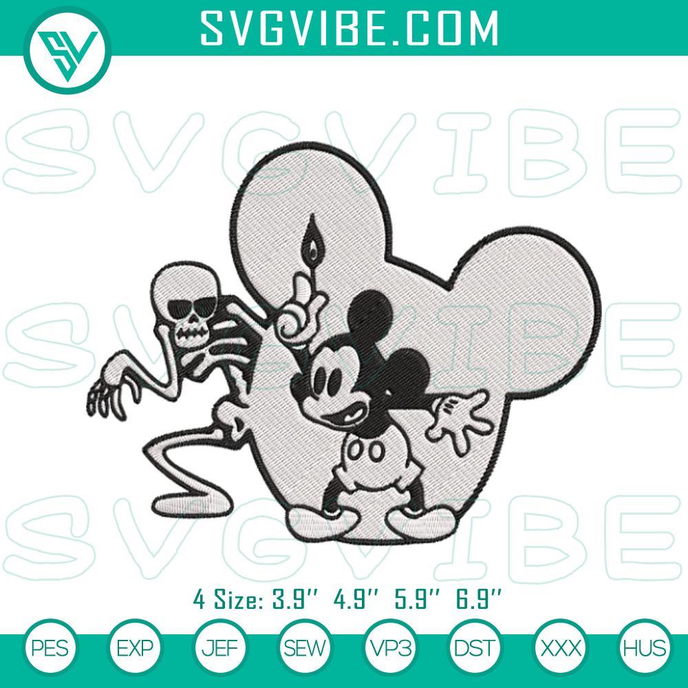 mickey-mouse-and-skeleton-embroidery-design-spooky-mickey-halloween-embroidery-file-mockup.jpg Spooky Halloween Mickey Mouse and Skeleton embroidery design file, perfect for Halloween crafts and decorations.