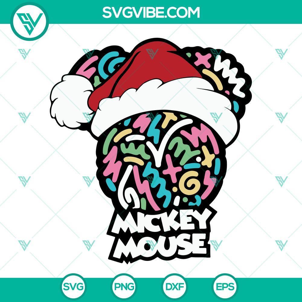 mickey-mouse-christmas-svg-mickey-santa-hat-svg-christmas-svg-mickey-mouse-svg-10-mockup.jpg Mickey Mouse Christmas SVG with Santa hat design, festive Christmas SVG file for crafting and holiday projects.