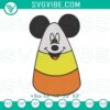 Mickey Mouse Halloween candy corn embroidery designs for trick or treat file, perfect for festive crafts and decorations.