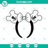 Halloween Mickey Mouse SVG Bundle with Bat, Pumpkin, and Candy designs for crafts. Perfect for DIY projects and decorations.