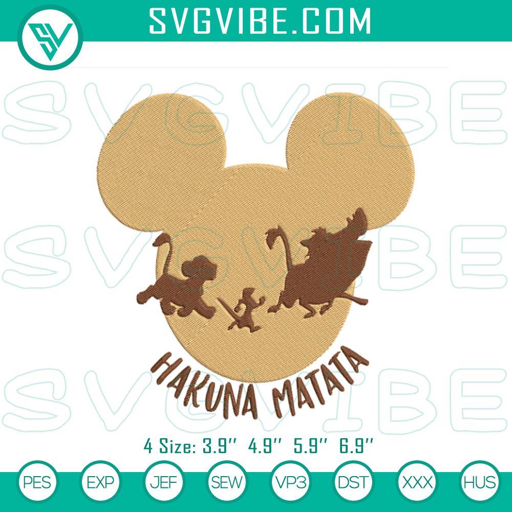 mickey-mouse-head-hakuna-matata-embroidery-designs-disney-animal-kingdom-machine-embroidery-files-mockup.jpg Mickey Mouse head Hakuna Matata embroidery design inspired by Disney Animal Kingdom, digital file.