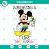 Mickey Mouse Pride SVG with "Sorry Girls I Like Bananas" design, LGBTQ+ themed digital download featuring Mickey Mouse.