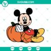 Mickey Mouse pumpkins SVG for Cricut and Silhouette, Halloween vector design in PNG, DXF, EPS format.