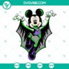 Mickey Mouse Vampire SVG featuring Count Mickula, perfect for Disneyland Halloween celebrations.