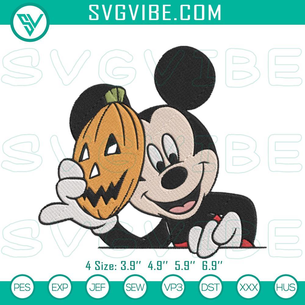mickey-mouse-with-pumpkin-mask-embroidery-designs-mickey-halloween-embroidery-files-mockup.jpg Halloween themed Mickey Mouse embroidery designs featuring pumpkin mask, perfect for spooky projects.