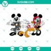 Disney Mickey Mouse as Jack Skellington in Nightmare Before Christmas SVG, Halloween-themed digital design for crafts.