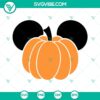 Mickey Mouse themed Halloween pumpkin SVG images for download, featuring festive and spooky designs for crafting projects.