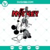 Mickey Mouse rock and roll themed vector design for Cricut, featuring a Disney inspired SVG image in multiple file formats.