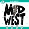 Midwest leopard lightning bolt SVG download cut files suitable for EPS and PNG formats.