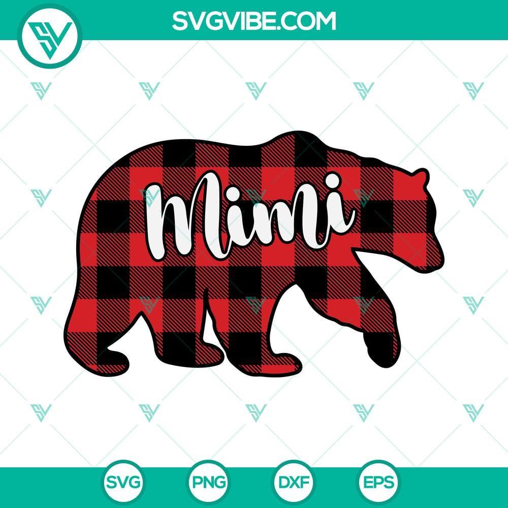 mimi-svg-buffalo-plaid-mimi-bear-svg-mimi-bear-svg-mothers-day-svg-png-dxf-eps-cricut-8-mockup.jpg Buffalo Plaid Mimi Bear SVG design for Mothers Day celebration.