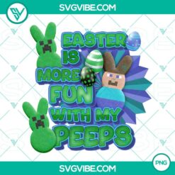 Minecraft Easter Peeps PNG images, perfect for Easter gaming decorations.