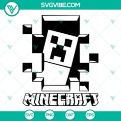 Minecraft SVG Image, Mining SVG Files, Mine SVG File, Gaming SVG Image, Video Game SVG Download
