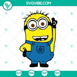 Minions SVG file with Despicable Me cartoon characters, perfect for cut files and craft projects.