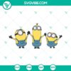 Minions The Rise of Gru 2022 SVG file with cute Minions characters for crafting and designs.