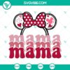 Disney Minnie Ears Mama Mini SVG bundle with Mouse Mom designs, ideal for Disney fans and craft projects.