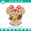 Disney's Minnie Mouse safari vacation-themed Hakuna Matata embroidery designs for digital download.