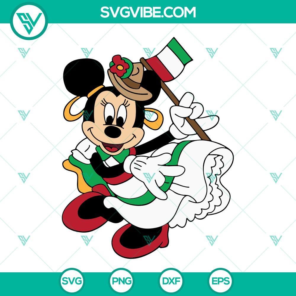 minnie-mouse-cinco-de-mayo-svg-fiesta-mexican-svg-disney-cinco-de-mayo-2023-svg-png-dxf-eps-files-6-mockup.jpg Minnie Mouse Cinco De Mayo SVG with festive Mexican design, Disney Cinco themed digital download.