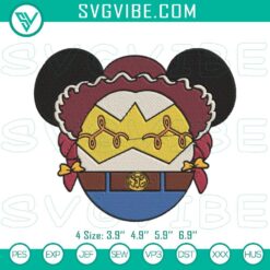 Minnie Mouse head Jessie machine embroidery design with Minnie Toy Story pattern, perfect for Disney fans and crafting projects.