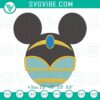 Minnie Mouse as Princess Jasmine machine embroidery designs featuring Minnie as Aladdin's Princess Jasmine. Ideal for DIY projects.
