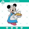 Minnie Mouse Pilgrim Thanksgiving SVG images for Cricut, featuring festive designs in PNG, DXF, and EPS formats.