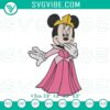 Minnie Mouse as Princess Aurora embroidery designs, Sleeping Beauty Disney pattern for crafting.