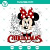 Festive Minnie Mouse Reindeer Christmas SVG File, featuring Christmas Minnie Disney design for holiday crafts.