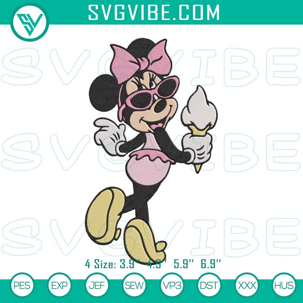 minnie-mouse-summer-swimsuit-embroidery-designs-disney-beach-vacation-machine-embroidery-files-mockup.jpg Minnie Mouse summer swimsuit embroidery design ideal for Disney beach vacation, featuring fun and colorful summer-themed elements.
