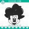 Halloween-themed Minnie Mouse witch embroidery design, perfect for spooky projects.