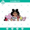Mirabel Madrigal Disneyland snacks SVG design for Cricut, featuring various Disney treats in PNG, DXF, and EPS formats.