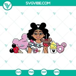 Mirabel Madrigal Disneyland Snacks SVG Image PNG DXF EPS Cricut