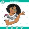 Mirabel Madrigal SVG file inspired by Disney Encanto movie, featuring Encanto themed design elements.
