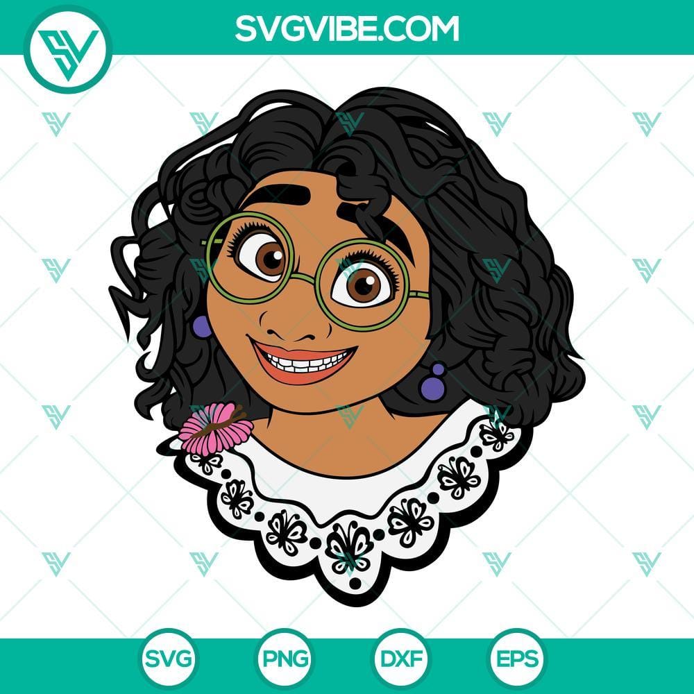 mirabel-svg-encanto-svg-disney-encanto-mirabel-madrigal-svg-png-dxf-eps-cricut-5-mockup.jpg Mirabel Madrigal SVG file from Disney's Encanto, featuring vibrant design and colors for crafting projects.