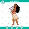 Moana and Pig SVG design, cut file for Cricut. Cute Moana SVG image with pig character, perfect for crafting projects.