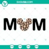 Mom Leopard Mouse Head SVG image for Mother's Day with Mom SVG images. Perfect for crafts, decals, and more.