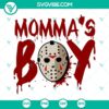 Jason Voorhees "Momma's Boy" SVG cut file for Cricut - PNG, DXF, and EPS formats available for instant download.