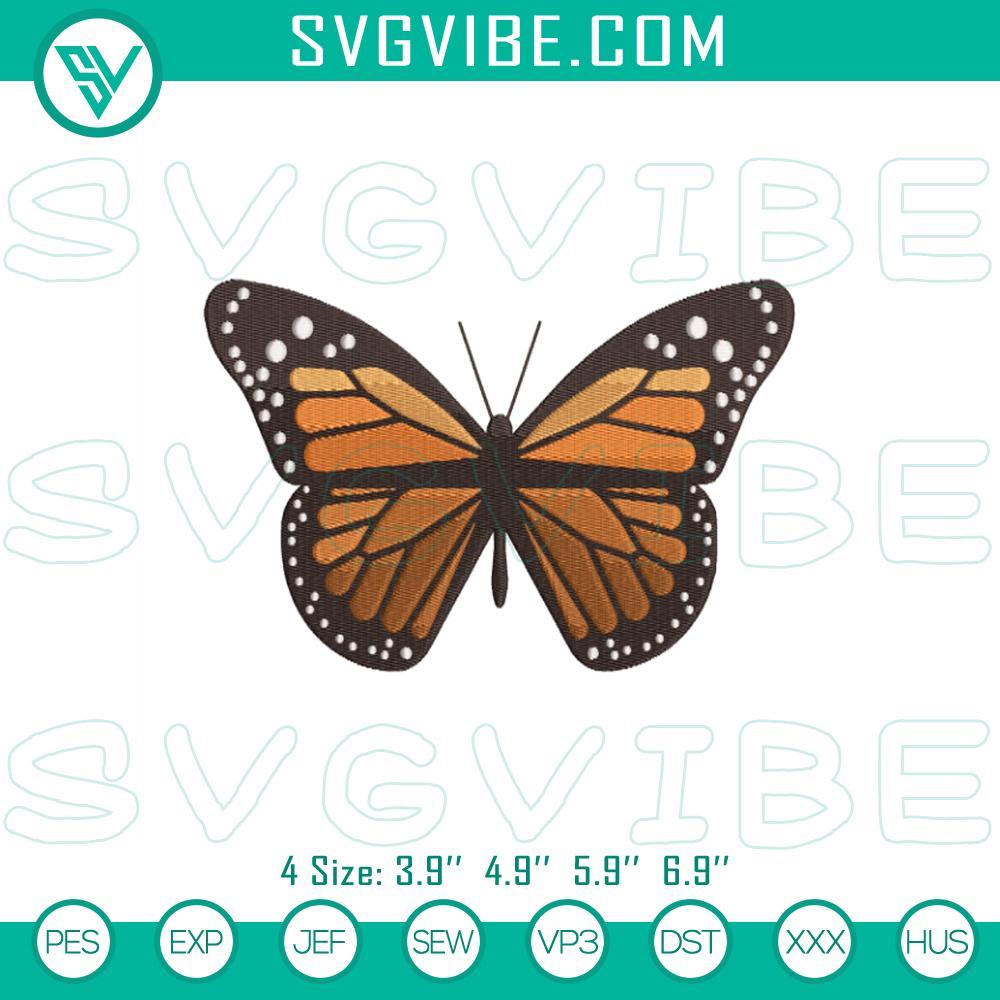 Monarch Butterfly Machine Embroidery Designs Monarch butterfly machine embroidery design file, perfect for crafting.