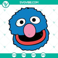 Monster Faces Sesame Street SVG Images Bundle, Cookie Monster SVG Download, Elmo 8