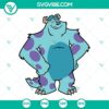 Monsters Inc SVG file featuring James P Sullivan cartoon character. Perfect for crafts and digital designs.