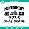 Montgomery Alabama Boat Brawl 2023 SVG images with PNG, DXF, EPS files, featuring a dynamic and customizable design for digital projects.
