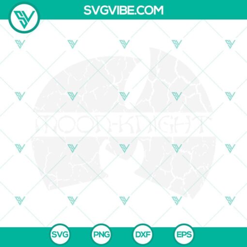 Moon Knight Marvel movie SVG files for Cricut, featuring Moon Knight superhero design in PNG, DXF, EPS formats.